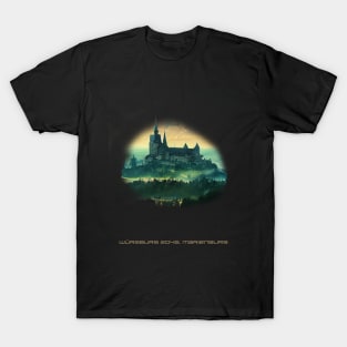 Futuristic Würzburg Marienburg 2045 Artwork T-Shirt